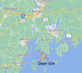 Map of Deer Isle
